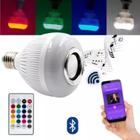 Lâmpada Led Para Casa Toda E Som Via Bluetooth