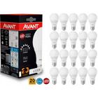 Lampada Led Pera 9W Avant 20 Unidades