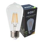 Lâmpada Led Retrô Filamento ST64 Clear Bulbo E27 8W 2400K Branco Quente Bivolt Easy