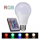 Lampada Led Rgb Colorida 16 Cores Com Controle Remoto 5w - Master