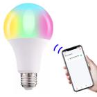 Lampada Led Smart Wifi Inteligente App Celular RGB Colorido 10W Ajustavel Iluminaçao Dimerizavel Programavel Casa Relaxante