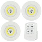 Lâmpada Led Spot Sem Fio Conjunto 3 Luminárias com Controle