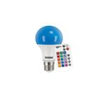 Lâmpada LED Taschibra bulbo E27 autovolt 9w rgb Ir smart colors
