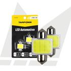 Lâmpada Led Torpedo Cob 31mm - Branca - 12 Leds - 12V