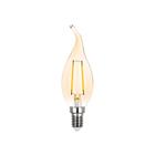 Lampada Led Vela Chama Filamento Vintage - Stella