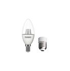 Lampada led vela tvl 25 clara 3w 2700k e14 c/ adapt e27