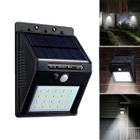 Lâmpada Luminária Parede Solar Arandela Externa Led 02w Com Sensor Jardim