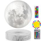 Lâmpada lunar levitante VGazer Floating 3D Printing LED 15cm