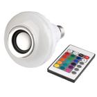 Lampada Luz Led Rgb Bluetooth Caixa Som Controle Remoto