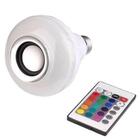 Lampada Luz Led Rgb Bluetooth Música Caixa Som Festa Musica