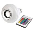 Lâmpada Multicolorida Led Com Caixa De Som Bluetooth 3w
