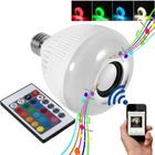 Lampada Music Led Som Bluetooth Rgb Com Controle E Celular