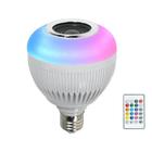 Lampada Musical Caixa Som Bluetooth Led Rgb Com Controle E27