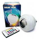 Lampada Musical De Led Bulbo Bluetooth Com Controle Remoto