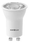 Lâmpada Ourolux Led Mini Dicroica Mr11 Gu10 Bivolt 4w Cor Da Luz 6500k