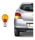 Lampada Pisca 2p S25 P21/5w 12v 21/5w Bay15d Laranja 10 Unid