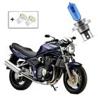 Lâmpada Shocklight Super Branca H4 para Moto SUZUKI BANDIT 1200 2005 2006 2007 2008