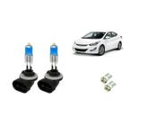 Lâmpada Super Branca Farol Milha 8500k Hyundai Elantra - Blue lion