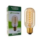 Lâmpada T45 Filamento De Carbono 40w 110v E27 Retrô