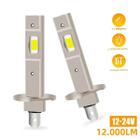 Lâmpadas de Farol LED Super Brilhantes H1 12000lm - 3570 Chips CSP - Luz de Neblina Universal