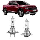 Lampadas farol alto fiat toro 2016 adiante h7