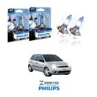 Lâmpadas Farol Baixo Ford Fiesta 2007-2013 H7 BlueVision Philips