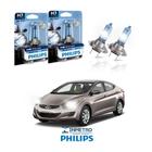 Lâmpadas Farol Baixo Hyundai Elantra 2012-2013 H7 BlueVision Philips