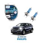 Lâmpadas Farol Baixo Hyundai Santa Fe 2001-2015 H7 CrystalVision Philips