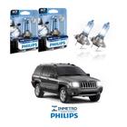 Lâmpadas Farol Baixo Jeep  CHEROKEE 2005-2013 H7 BlueVision Philips