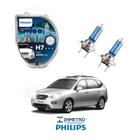 Lâmpadas Farol Baixo Kia Carens 2009-2013 H7 CrystalVision Philips