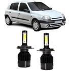 Lampadas led 6000k 7800 lumens renault clio 2001 2002 2003