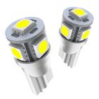 Lâmpadas LED Marsauto 194 168 T10 2825 5SMD Car Dome brancas 12V