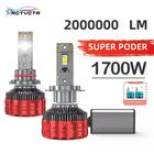 Lâmpadas LED para Farol de Carro 1700W Canbus - H4, H7, H11, H1, H3, 9005, 9006, 9012, 9007, 9008, H13