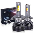 Lâmpadas LED para Farol de Carro Dawnknight K5C (H7, H4, H1, H11) - 110W, 3000K/4300K, Duplo Tubo de Cobre