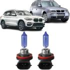 Lampadas super branca farol milha bmw x3 2004 adiante h11