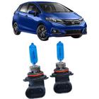 Lampadas Super Branca Honda Fit 2003 Até 2013 Farol Milha