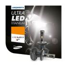 Lâmpadas Ultra Led Titanium Encaixe Hb3 6000k 10000 Lúmens 9/32v Bivolt Potência 25W - Shocklight