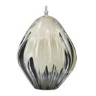 Lamparina Em Cristal Murano Pérola São Marcos 12x9,5x9,5cm