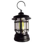 Lampião Lanterna Led Portátil De Camping Barraca Retro