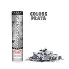 Lança Confete Confeste Laminado Colors Prata- 20 cm - Mundo Bizarro