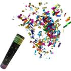 Lança Confetes 30cm Colorido Metalizado - 01 unid