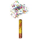Lança Confetes Colorido Metalizado 30 cm Lacre De Segurança