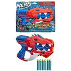 Lança Dardos Nerf Dinosquad Raptor-Slash Com Tambor Giratório e 6 Dardos - Hasbro