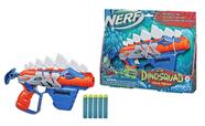 Lança Dardos Nerf Dinossauro Estegossauro Dino Squad 28cm Hasbro C/nf