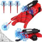 Lança Teia Do Homem Aranha Com 3 Dardos Com Ventosas Grudenta Art Brink