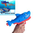Lançador De Água Brinquedo Água Arminha Tubarão Azul
