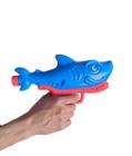 Lançador de Água Brinquedo Pistola Água Arminha Tubarão Azul