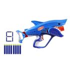 Lançador De Dardos Nerf Wild Sharkfire Hasbro F8645 Azul