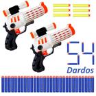 Arma Pistola De Brinquedo Lança Dardos Tipo Nerf Com Luz - Importway -  Lançadores de Dardos - Magazine Luiza