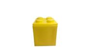 Lançamento caixa organizadora cubo lego-baú peça monta monta infantil-guarda volumes kids-moldelo baú com encaixe-para e